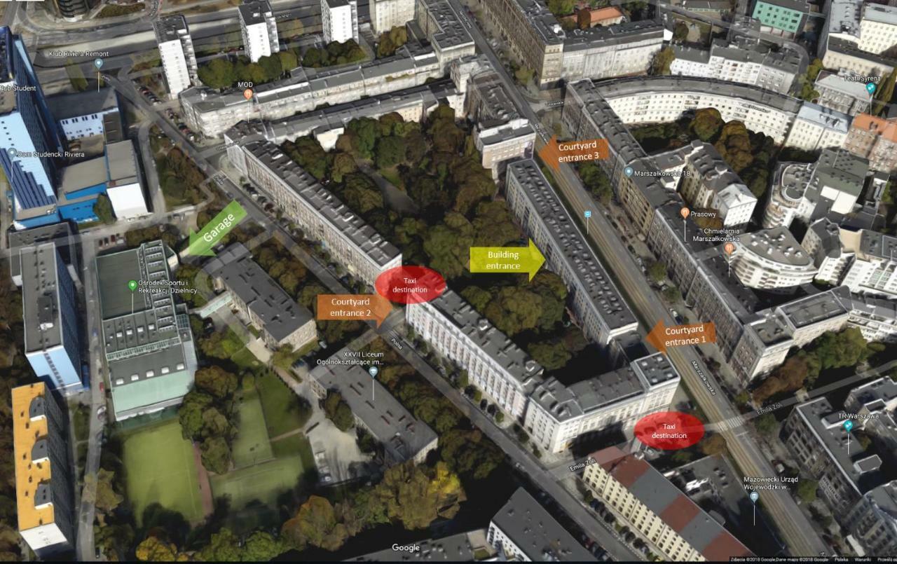 Milotu - Apartament Marszalkowski Varşova Dış mekan fotoğraf